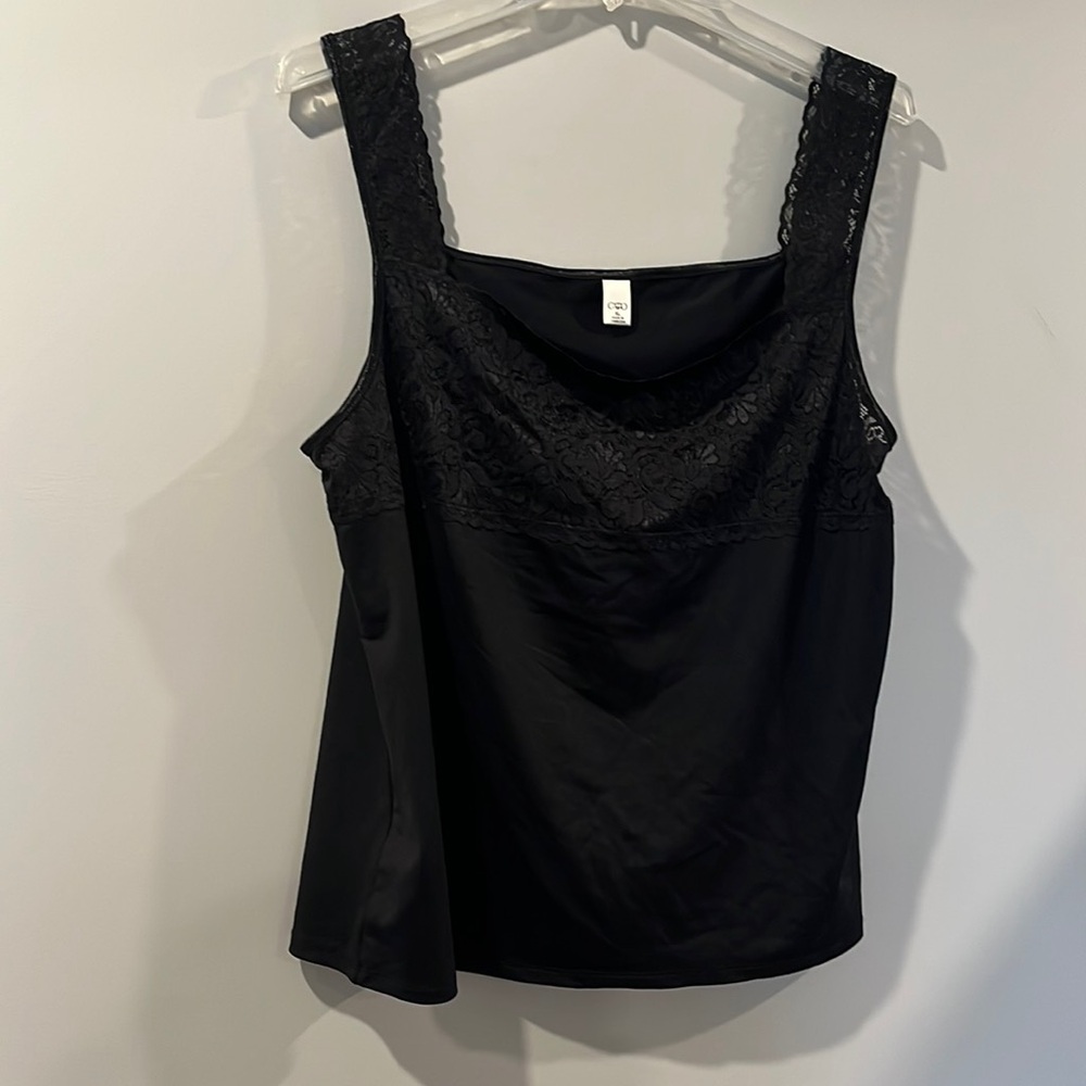 Women’s Cato Blank Sheer Tank Slip with Lace